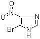CAS # 6963-65-1, 5-Bromo-4-nitroimidazole, 5(4)-Bromo-4(5)-nitroimidazole, 5-Bromo-4-nitro-1H-imidazole, 4-Nitro-5-bromoimidazole, NSC 54255