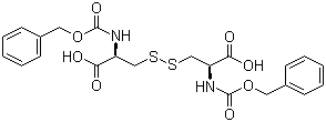 structure of CAS# 6968-11-2, N,N'-Bis(benzyloxycarbonyl)-L-cystine