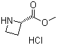 structure of CAS# 69684-69-1, (2S)-2-Azetidinecarboxylic acid methyl ester hydrochloride