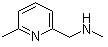 structure of CAS# 6971-57-9, N,6-二甲基-2-吡啶甲胺