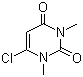 structure of CAS# 6972-27-6, 6-氯-1,3-二甲基脲嘧啶