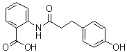 structure of CAS# 697235-49-7, 羟苯基丙酰胺苯甲酸