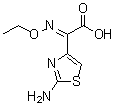 CAS # 69738-64-3, 2-Amino-alpha-(ethoxyimino)-4-thiazoleacetic acid
