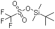 structure of CAS# 69739-34-0, tert-Butyldimethylsilyl trifluoromethanesulfonate