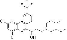 structure of CAS# 69756-53-2, 卤方特瑞
