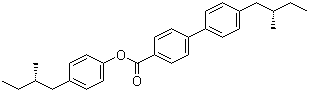 CAS 登录号：69777-74-8, (S,S)-(+)-4'-(2-甲基丁基)联苯-4-甲酸异戊基苯酚酯