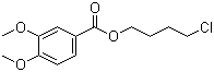 structure of CAS# 69788-75-6, Veratric acid 4-chlorobutyl ester