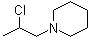 structure of CAS# 698-92-0, 1-(2-Chloropropyl)piperidine