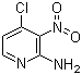 structure of CAS# 6980-08-1, 2-氨基-3-硝基-4-氯吡啶