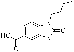 CAS # 698981-46-3, 1-Butyl-2,3-dihydro-2-oxo-1H-benzimidazole-5-carboxylic acid