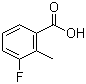 structure of CAS# 699-90-1, 3-Fluoro-2-methylbenzoic acid
