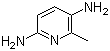3,6-Diamino-2-picoline molecular structure (CAS 6992-84-3)