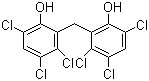 structure of CAS# 70-30-4, Hexachlorophene