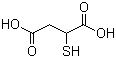 structure of CAS# 70-49-5, Mercaptosuccinic acid