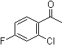 structure of CAS# 700-35-6, 2'-Chloro-4'-fluoroacetophenone