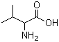 CAS 登录号：7004-03-7, 缬氨酸, alpha-氨基异戊酸, 2-氨基-3-甲基丁酸
