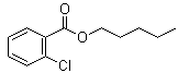 CAS # 70086-68-9, 2-Chlorobenzoic acid pentyl ester, NSC 8241, Pentyl o-chlorobenzoate, n-Pentyl 2-chlorobenzoate
