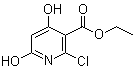 CAS # 70180-38-0, Ethyl 2-chloro-4,6-dihydroxynicotinate, 2-Chloro-1,6-dihydro-4-hydroxy-6-oxo-3-pyridinecarboxylic acid ethyl ester