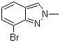 structure of CAS# 701910-14-7, 7-溴-2-甲基吲唑
