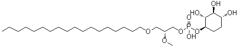 CAS # 701976-55-8, D-2,3-Dideoxy-2-myo-inositol 1-[(R)-2-methoxy-3-(octadecyloxy)propyl hydrogen phosphate], Akt inhibitor III, PIA 6, SH 6, SH 6 (enzyme inhibitor)
