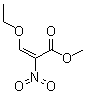 CAS 登录号：70290-55-0, (2E)-3-乙氧基-2-硝基-2-丙烯酸甲酯