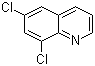 structure of CAS# 703-66-2, 6,8-二氯喹啉