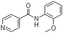 CAS 登录号：70301-28-9, N-(2-甲氧基苯基)-4-吡啶甲酰胺