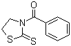 structure of CAS# 70326-37-3, 3-苯甲酰基噻唑烷-2-硫酮
