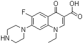 structure of CAS# 70458-96-7, Norfloxacin