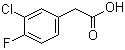 structure of CAS# 705-79-3, 3-Chloro-4-fluorophenylacetic acid