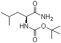 structure of CAS# 70533-96-9, Boc-L-亮氨酰胺