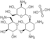 structure of CAS# 70560-51-9, Kanamycin sulfate