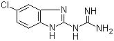 structure of CAS# 70590-32-8, (5-Chloro-1H-benzimidazol-2-yl)guanidine