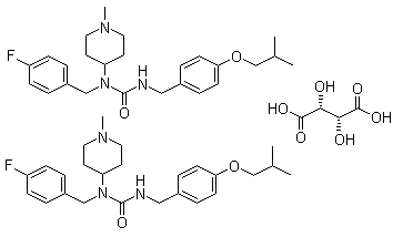 CAS 登录号：706782-28-7, 匹莫范色林酒石酸盐