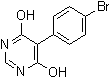 structure of CAS# 706811-25-8, 5-(4-Bromophenyl)pyrimidine-4,6-diol
