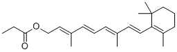 structure of CAS# 7069-42-3, Retinyl propionate