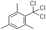 CAS # 707-74-4, 1,3,5-Trimethyl-2-(trichloromethyl)benzene