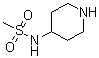 structure of CAS# 70724-72-0, N-(4-Piperidinyl)methanesulfonamide
