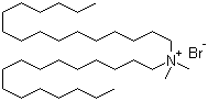 structure of CAS# 70755-47-4, Dihexadecyldimethylammonium bromide