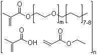 CAS # 70879-60-6, 2-Methyl-2-acrylic acid ethyl acrylate and polyethyleneglycol monomethylacrylate-C16-18-alkyl ether polymer
