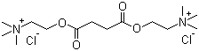 structure of CAS# 71-27-2, 氯化琥珀胆碱