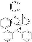 structure of CAS# 71042-54-1, (1R,2S,3S,4S)-Bicyclo[2.2.1]hept-5-ene-2,3-diylbis[diphenylphosphine]