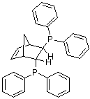 structure of CAS# 71042-55-2, (2R,3R)-(-)-2,3-Bis(diphenylphosphino)bicyclo[2.2.1]hept-5-ene