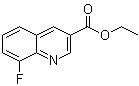 structure of CAS# 71082-35-4, 8-Fluoroquinoline-3-carboxylic acid ethyl ester