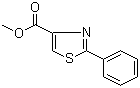 structure of CAS# 7113-02-2, 2-苯基噻唑-4-羧酸甲酯