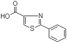 structure of CAS# 7113-10-2, 2-Phenyl-1,3-thiazole-4-carboxylic acid