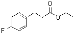 structure of CAS# 7116-38-3, 4-Fluorobenzenepropanoic acid ethyl ester