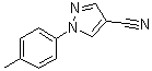structure of CAS# 712-72-1, 1-(4-甲基苯基)-1H-吡唑-4-甲腈