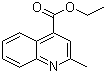 structure of CAS# 7120-26-5, Ethyl 2-methylquinoline-4-carboxylate
