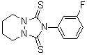 CAS # 71248-12-9, 2-(3-Fluorophenyl)tetrahydro-1H-[1,2,4]triazolo[1,2-a]pyridazine-1,3(2H)-dithione
